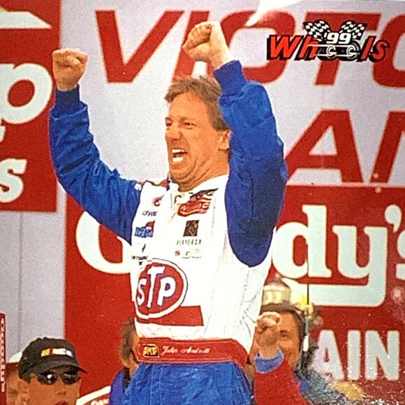 John Andretti, Sponsor: STP,  Card 1, 1999 Wheels NASCAR Winston Cup, NM+ - Picture 1 of 4